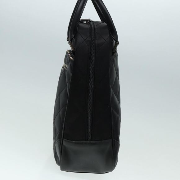 Burberry Hand Bag Nylon Black Silver - Picture 3 of 16